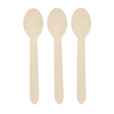 China 5000pcs/ctn wooden spoon of 140mm disposable wooden cutlery for sale