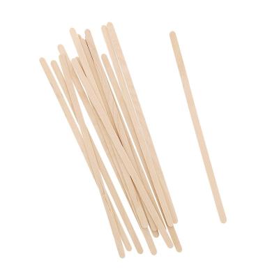 China Birch wood wrapped coffee stirrer viable individual 90*5*1.3mm for sale