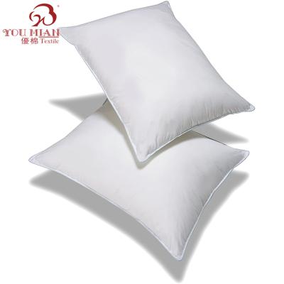 China Goose Down Custom Soft Five Star Luxury 100% Goose Down Duck Feather Pillow For Hotel home used for sale