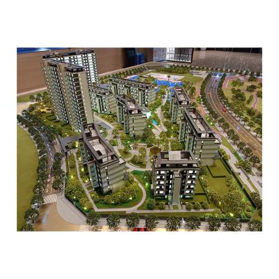 China New Modern Center Building Model Commercial Complex Sand Table Building Scale Models for sale