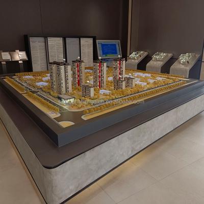 China Modern customization real estate development in architectural scale models, 3d landscape house model for sale