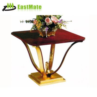 China Best Price Modern Hotel Furniture Lobby Furniture Custom Wooden Flower Desk Hospitality Design for sale