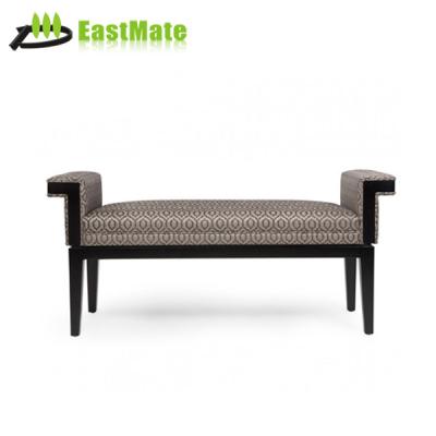 China Hot Selling Modern Contemporary FASHION Simple Design Long Bench Hotel Bed End Stool for sale