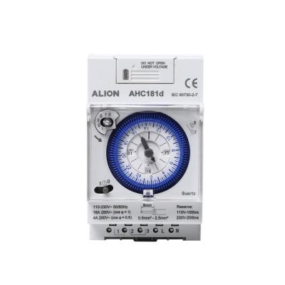 China Timer Switch ALION SYN161d 220V-240V 16A 24 Hours Mechanical Timer Switch Channel, AC Mini Mechanical Timer for sale