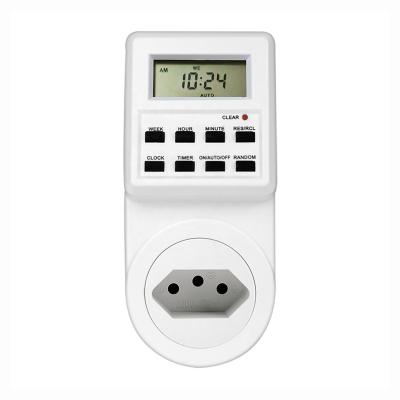 China SET12A Digital Timer Weekly Timer Switch with Rechargeable Battery Holder for sale