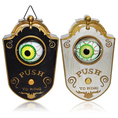 China Hot Selling Holiday Party Dress Up Scary Eyes Halloween Doorbell Ghost Bell Halloween Decorations for sale