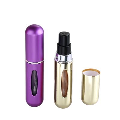 China Empty Clear Perfume 5ml/10ml Mini Sample Pen Bottle Perfume Mist Spray Glass Bottles Travel Bottles With Alumina for sale