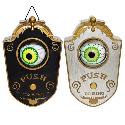 China Hot Selling Holiday Party Dress Up Scary Eyes Halloween Doorbell Ghost Bell Halloween Decorations for sale