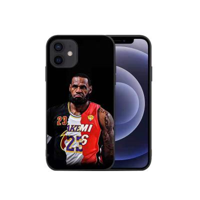 China 100% European and American Men's Basketball Case XR Cell Phone Lakers James Stars Cell Phone Case Eco-friendly Phone Case for sale