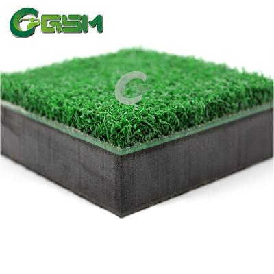 China Sports Court Custom Cut Golf Hitting Mat Rubber Golf Mat Mini Golf Mat for sale