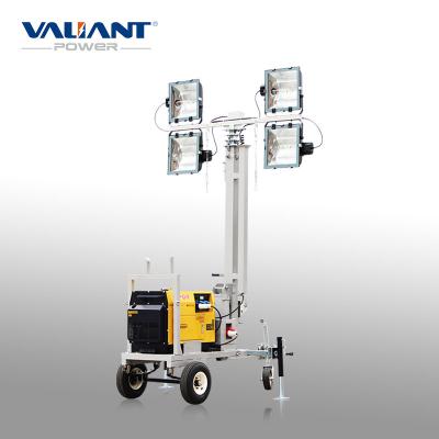 China Mobile for outdoor lighting light tower portable diesel generator for outdoor lighting for sale