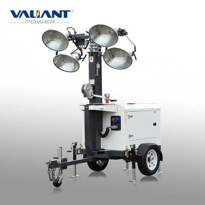 China Factory Directly Sale Mining Light Tower High Quality Mobile Diesel Generator for sale