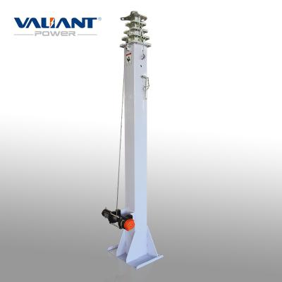 China 9 meters power pole metal for high mast lighting pole metal power pole VM5-B for sale