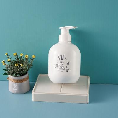 China Cosmetic Bottle 300ml 400ml 500ml 600ml Reusable Chunky Cute Plastic Lotion Hand Wash Bottle for sale