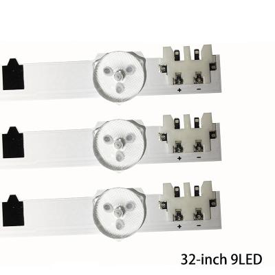 China Desktop Lens Strip 32inch Light Guide 9leds TV Bar Light with TV Lens Backlight Strip for Repair or Replacement for sale