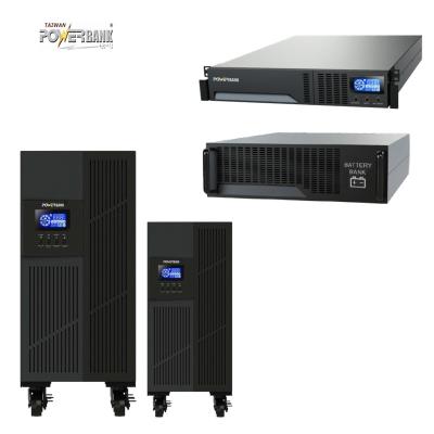 China Single Phase COMPUTER Isolstion Rackmount And Tower Type 220V 6KVA 10KVA Online UPS for sale