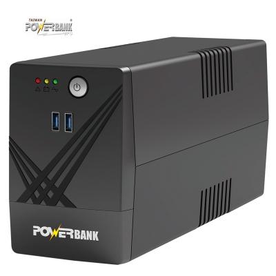 China Computer to Computer Line UPS 500va 700va 900va 1200va LED Interactive UPS with USB Charger for PC Monitor Modem for sale