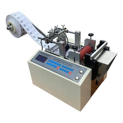 China Factory Fixed Length Garment Label Cutting Machine Washing Water Label Cutting Machine Seat Belt Cutting Machine for sale