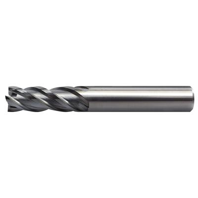 China Carbide Tungsten Steel OEM 2 Flutes Flat End Mill For Aluminum Cutting , HRC55 With Coating for sale