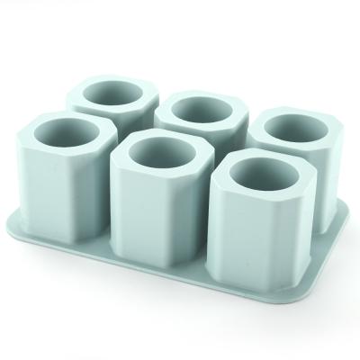 China Food Grade Ice Cube Mold Viable Silicone Stackable Ice Cube Tray For Cocktail And Whiskey for sale