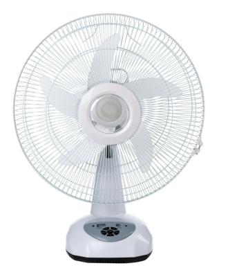 China Electric 16inch Hotel Table Fan Rechargeable Desk Fan With 14 Inch 16 Inch Solar Panel for sale