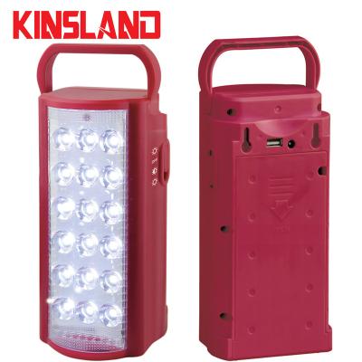 China RECHARGEABLE ABS 5W LED LANTERN WITH 6V4.5AH BATTERY AND HANDLE for sale