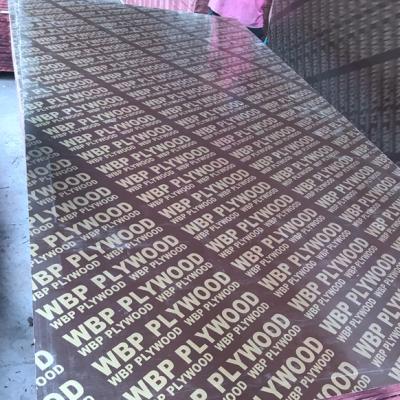 China Industrial Middle East 2 Times Hot Press Hardwood Film Faced Plywood for sale