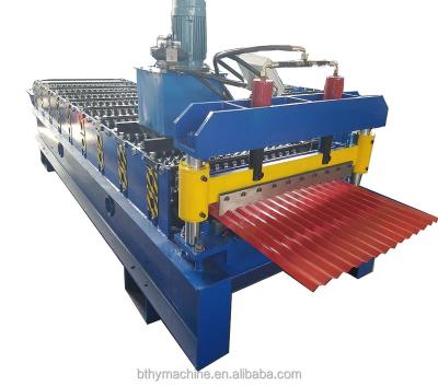 China Roof And Wall Corrugated Sheet Roll Forming Machine for sale