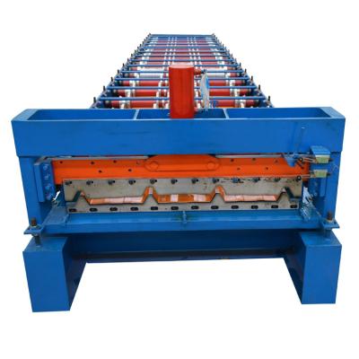 China Building Material Stores High Quality Trapezoidal Sheets Roll Roof Tile Metal Making Forming Machine for sale