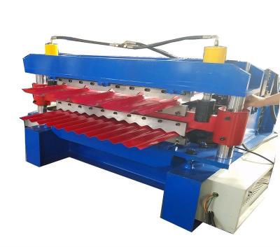 China Automatic ROOF Double Layer Roof Tile Roll Forming Machine for sale