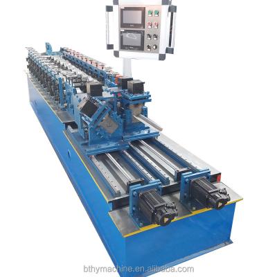 China Foundation Two Line Light Steel Keel Studs Channel Roll Forming Making Machine for sale