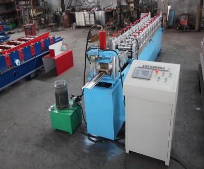 China Building Material Shops Steel Plate Roller Shutter Door Frame Cold Roll Forming Machine for sale