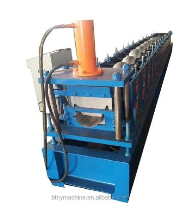 China Half Round ROOF Waterdown Gutter Cold Rolled Forming Machine for sale