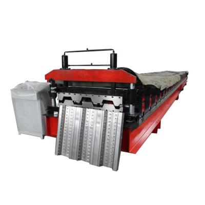 China FLOOR Botou Galvanized Metal Floor Decking Sheet Roll Forming Machine Building Material Machine for sale