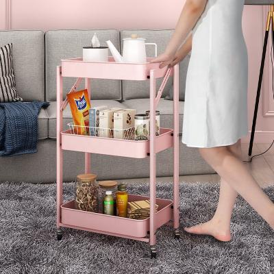 China Sustainable Living Room Metal Unit Shelves Wire Shelving Kitchen Storage Rack Shelf for sale