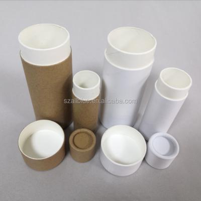 China Recyclable All Blue Color Gift Box Custom Bottle Packaging Mini Box Paper Handmade Cylinder Round Tube Kraft Paper Tube Packaging for sale