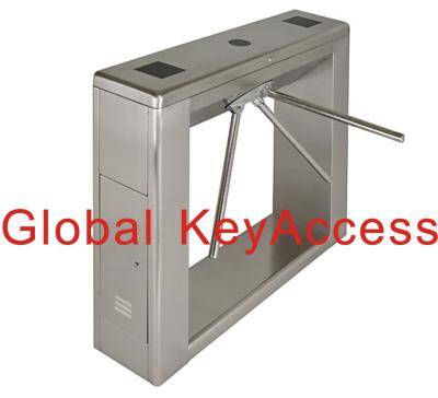 China Customized Stainless Steel Vertical Tripod Turnstile Gate For Station , Office , Factory Entry Systems for sale