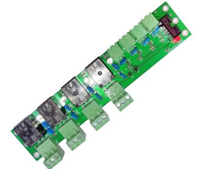 China 4 entrada y tablero de extensión de sistema del control de acceso de la puerta de la salida para el control de señal de emergencia en venta