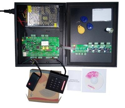 China Cuadro de sistema sin contacto de la entrada de puerta del control de acceso de la tarjeta del telclado numérico RFID de la seguridad en venta