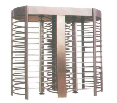 China 304 Stainless Steel 2 Lane Full Height Turnstiles Single Or Double Way Optional 2300mm Height for sale