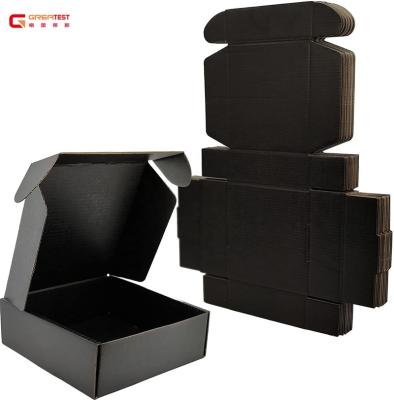 China Recyclable and good quality competitive price custom made black carboard box, boxes for packiging for sale