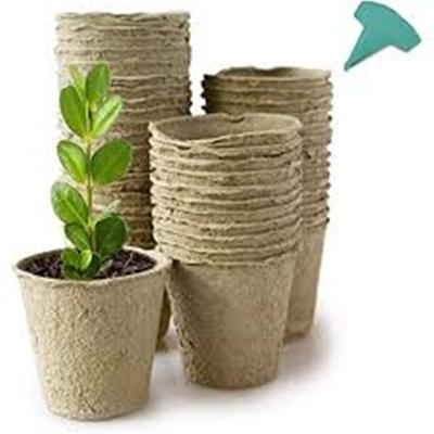 China Recyclable Wholesale Environmental Friendly Seed Pots For Plants for sale