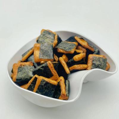 China No Fried Seaweed Wrapped Crackers en venta