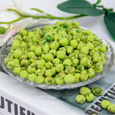 China Mustard Flavor Green Pea Snack Salty Taste Wasabi Coated Peas for sale