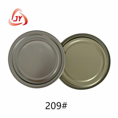 China 209#(62.3mm ) TFS Hard open End Clear Food Can lid.Food packaging for sale