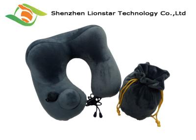 Chine L'oreiller gonflable coloré mol de voyage garde votre cou avec la couverture lavable à vendre