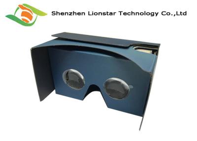 Chine 3.5-6.0 avancez le casque petit à petit du carton VR de téléphone pour la vidéo 3d la vidéo/3d les jeux/360 à vendre