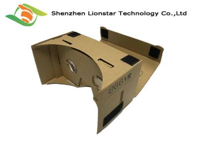 Chine Visionneuse simple en verre DIY VR de réalité virtuelle de la version 1,0 de carton de Google à vendre