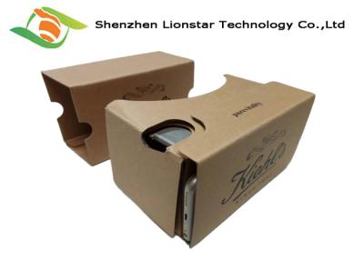 Chine Visionneuse virtuelle de carton qui respecte l'environnement, verres de la réalité virtuelle 3d de carton de Google à vendre