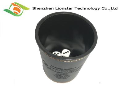 China Customized Size Round Shape Plastic Dice Cup For Bar / KTV / Family Entertainment for sale